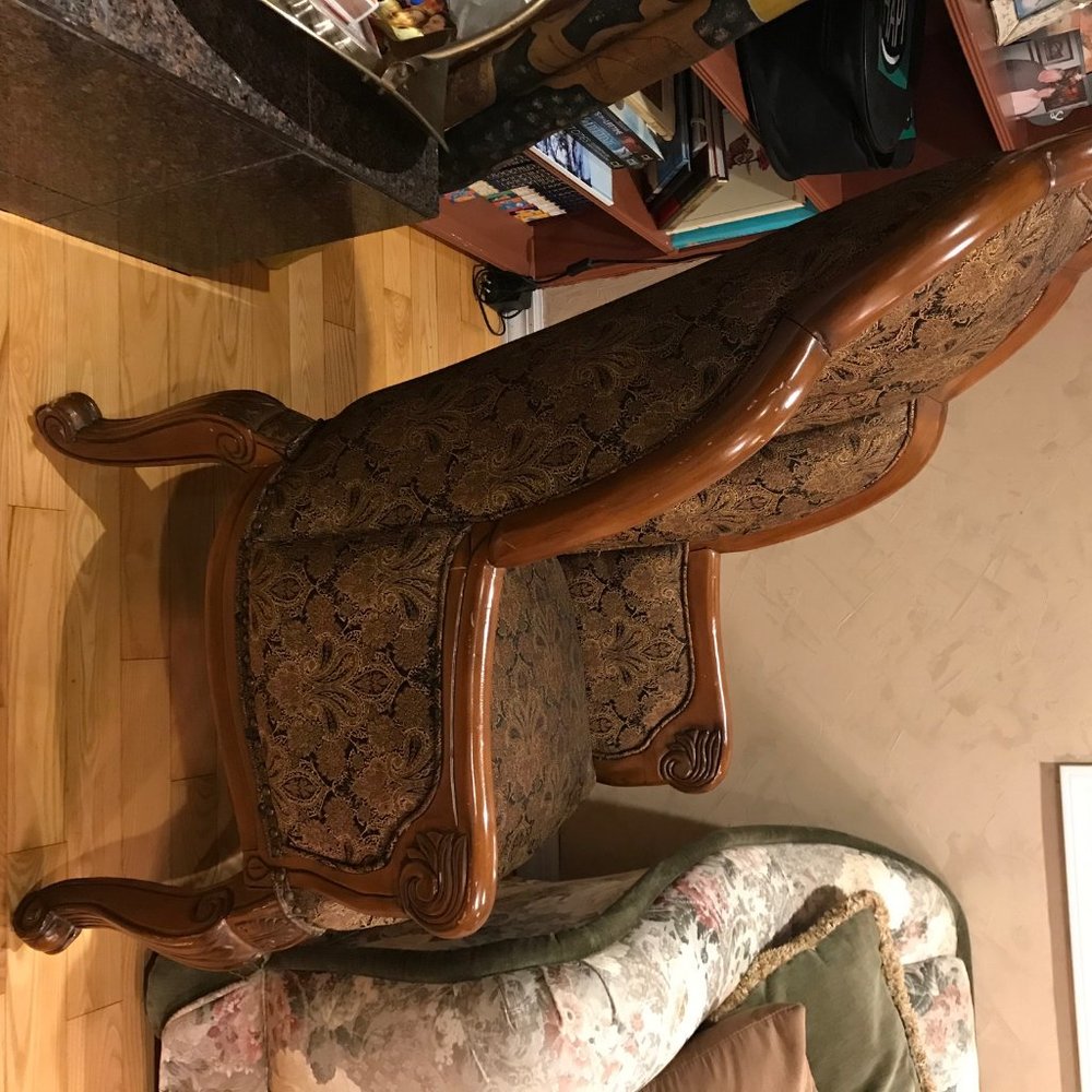 MOULIN ROUGE-ARMCHAIR-TOFFEE - Picture 2 of 4
